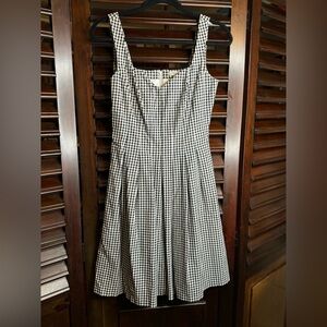 White House Black Market Black Midi Dress